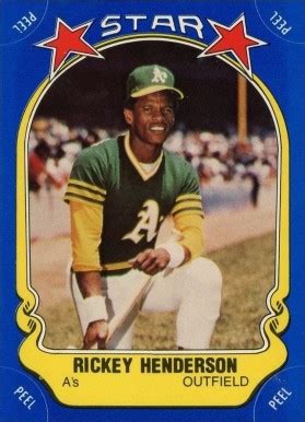 We did not find results for: 1981 Fleer Star Stickers Rickey Henderson #54 Baseball ...