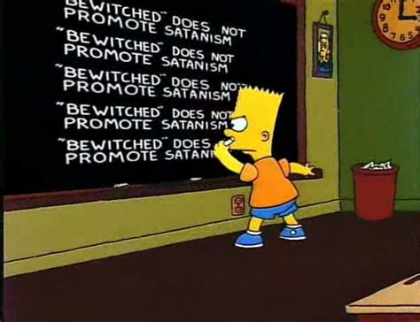 Bart Simpson Chalkboard Meme