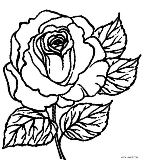 Our free coloring pages for adults and kids, range from star wars to mickey mouse. Printable Rose Coloring Pages For Kids | Cool2bKids