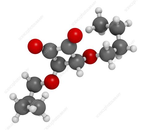 Squaric Acid Dibutyl Ester Drug Molecule Stock Image F0215112
