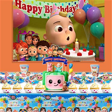 Cocomelon First Birthday Supplies Cocomelon Themed Birthday Party My