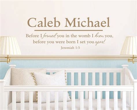 Child Monogram With Scripture Jeremiah 15 Before I Formed You In The