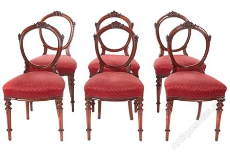 Quality Set Of 6 Victorian Walnut Dining Chairs Antiques Atlas
