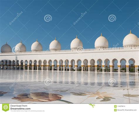 The Sheikh Zayed Grand Mosque Editorial Stock Image