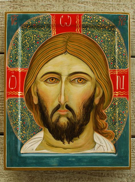 Jesus Christ Icon Hand Painted Icon Ukrainian Icon Byzantine Icon