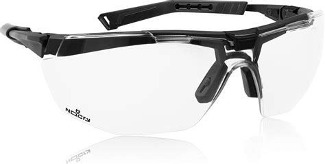 Nocry Safety Glasses With “floating” Clear Lenses Premium Anti Fog And Anti Scratch Coating