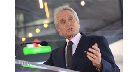 Michael Douglas Hollywood Walk Of Fame Ceremony Popsugar Celebrity Uk