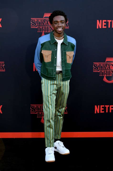 Can she escape and save the kids in time? Caleb McLaughlin Attends the Stranger Things Season 3 ...