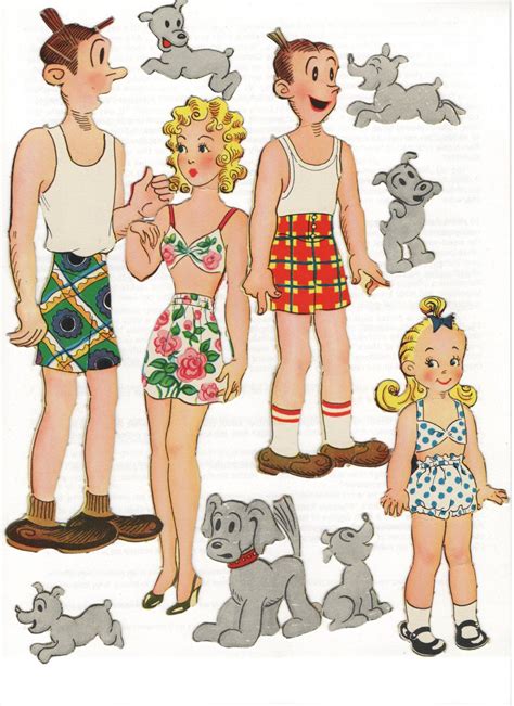 1940s Dagwood And Blondie And Alexander And Cookie And Daisy The
