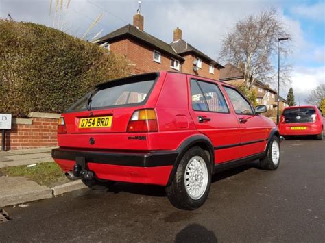 Mk2 Volkswagen Golf Gti 8v Red 5dr 1990 Fsh Only 116k Not Mk1 No