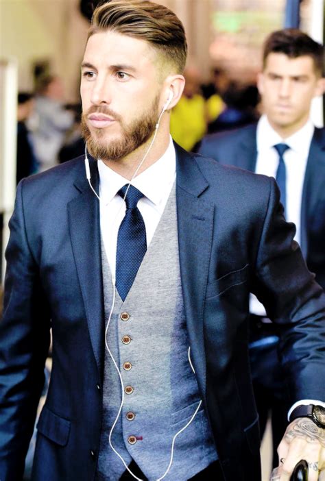 Sergio Ramos How To Look Handsome Sergio Ramos Suit Wedding Suits Men