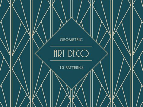 Free Download Art Deco Geometric Patterns On Behance