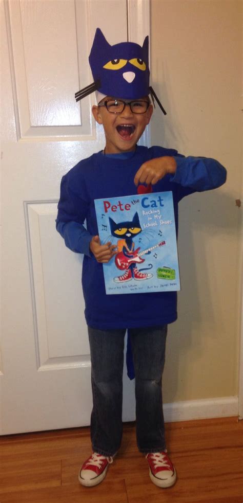Pete The Cat Costume Book Characters Dress Up Cat Costume Diy