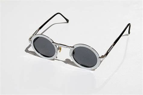 Gafas De Sol Redondas Steampunk Gafas Hi Tek Vintage Pequeño Etsy Round Metal Sunglasses