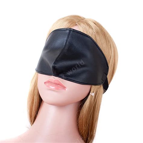 Hot Sale Soft Pu Leather Sex Eye Mask Sex Products Fetish Sex Blindfold