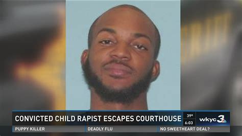 Convicted Child Rapist Escapes Courthouse