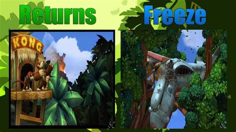 Donkey Kong Country Returns Vs Tropical Freeze Video