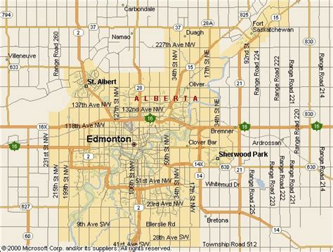 Edmonton Map