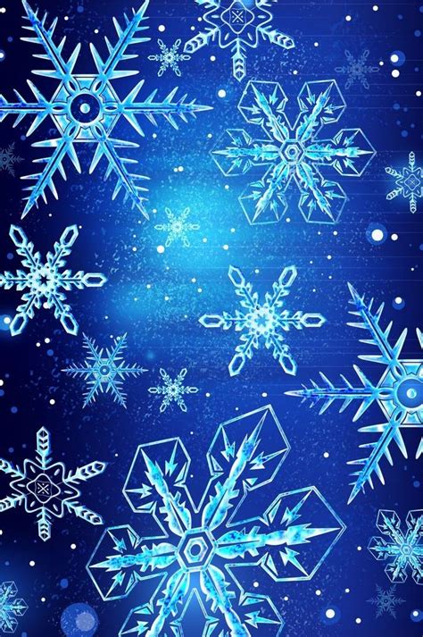 Snowflake Iphone Background Winter Wallpaper Iphone Snowflake Wallpaper