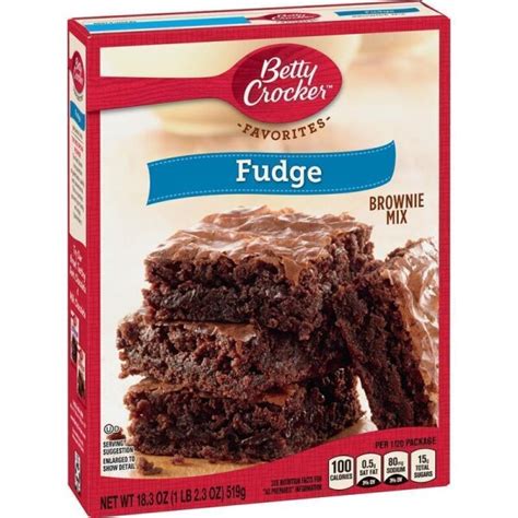 Betty Crocker Fudge Brownie Mix 519g 5 90