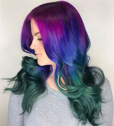 (hair journey) ombre purple hair transformation, and special time with saga. 50+ Great Purple Ombre Trends of 2018: Plum, Lilac ...