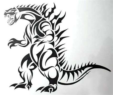 Attractive tribal horse running tattoo design. Tribal Dinosaur Tattoo Design | Tribal animal tattoos ...