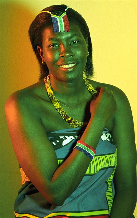 South African Zulu Lady In Swazi Cloth With Zulu Beads Eth Flickr