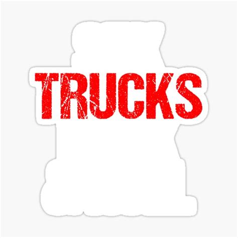 Sex Trucks Rock N Roll Sexy Truck Driver T Sticker For Sale By Haselshirt Redbubble