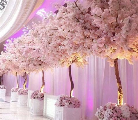 Cherry Blossom Trees How To Display Them At A Wedding