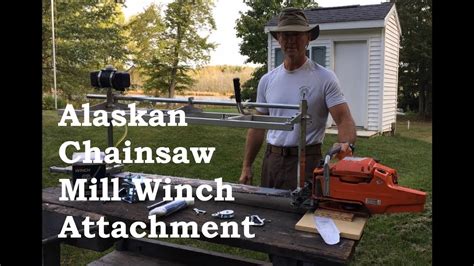 Alaskan Chainsaw Mill Winch Attachment Primal Woods Youtube