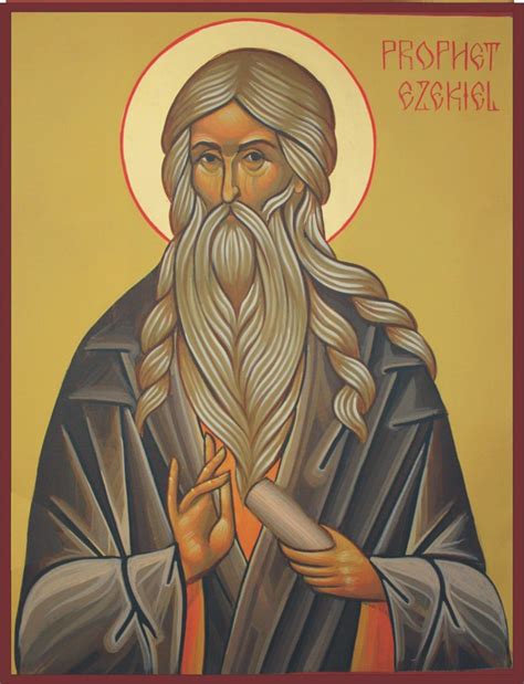 Prophet Ezekiel By Fr Jerome Sanderson Byzantine Style Ic Flickr