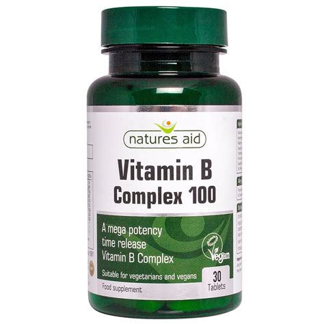 Natures Aid Vitamin B Complex 100 Natures Aid