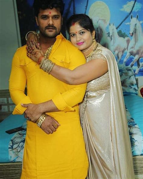 Khesari And Wife Actors And Actresses Actresses Couple Photos