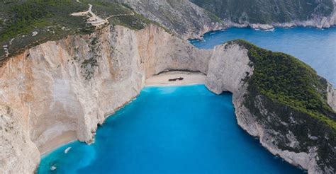 Zante Cruise To Blue Caves And Shipwreck Photostop Transfer Getyourguide
