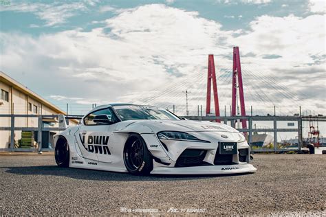 Installed With A Liberty Walk Lb Works Toyota Supra A90 Widebody And Fi