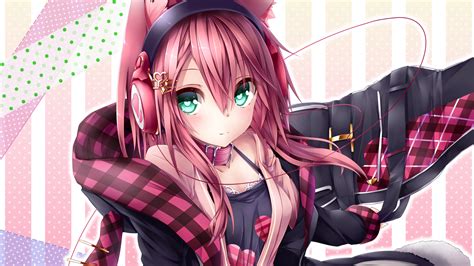 Anime Headphones Hd Wallpaper By 茶葉猫