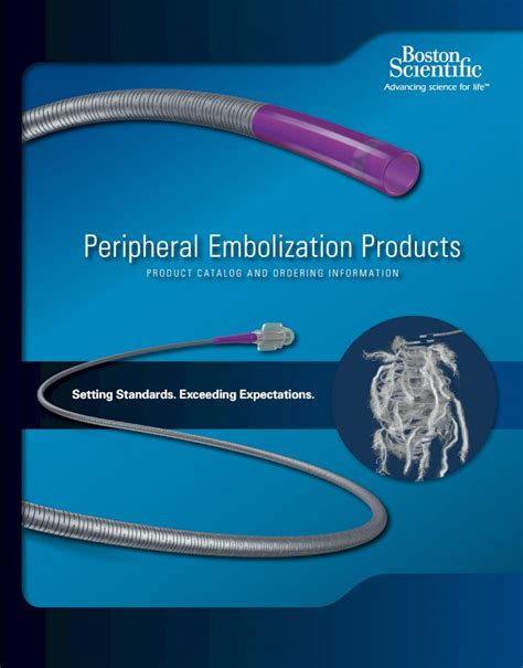 Pdf Peripheral Embolization Products Boston Scientific · 1 The