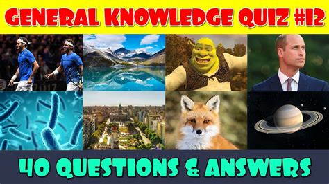 General Knowledge Trivia Quiz Part 12 Youtube