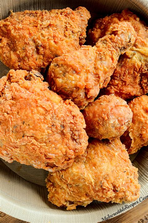 This recipe uses a southern buttermilk marinade to make the flesh juicy all the way through, and a breading secret trick for how to make fried chicken with an ultra crunchy. Southern KFC SECRET Fried Chicken Recipe!