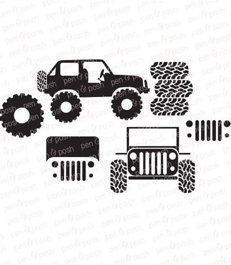 Download Jeep SVG Jeeping SVG Jeep SVG File Off Roading Mud Tire | Etsy