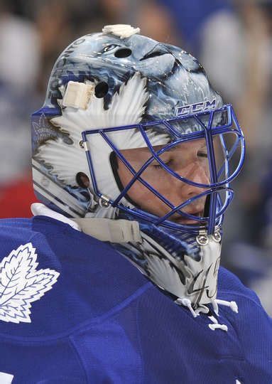 Jonathan Bernier 45 Of The Toronto Maple Leafs Goalie Mask Mask