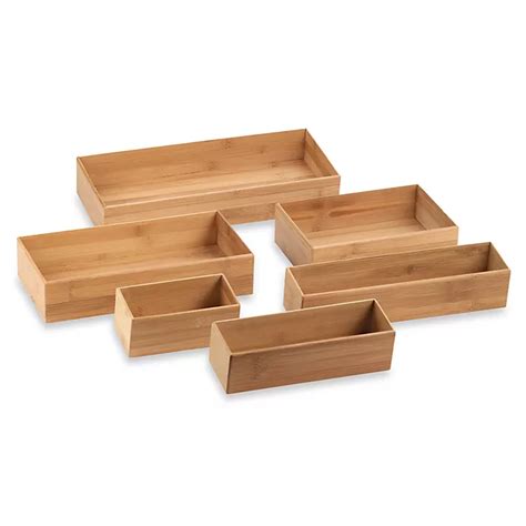 Totally Bamboo Drawer Organizer Bed Bath And Beyond Canada