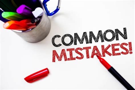 Most Common Mistakes Image