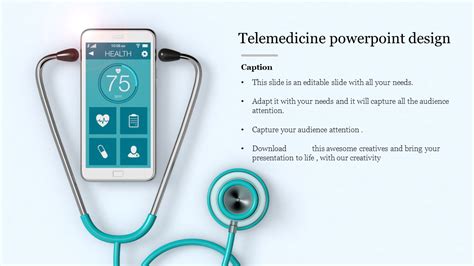 Awesome Telemedicine Powerpoint Design For Presentation