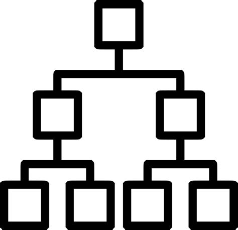 Organization Structure Icon At Vectorified Collection Of