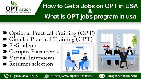 What Is Opt Jobs Program In Usa And How To Get A Jobs On Opt In Usa