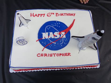 Nasa Birthday Cake For Astronaut Party Nasa Party Astronaut Party