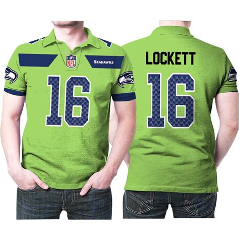 Design Seattle Seahawks Tyler Lockett 16 Nfl American Football Green
