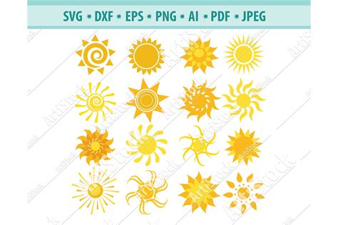 Sun SVG File Sun Clipart Svg Sun Cameo Star Dxf Png Eps 418756