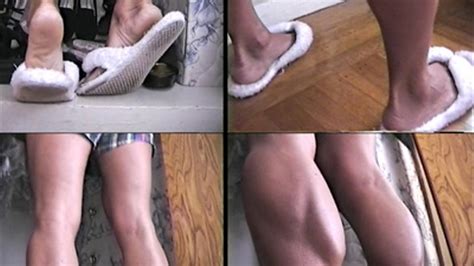 muscular calves in slippers muscular calves clips4sale